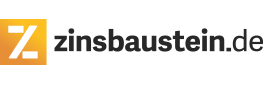 Zinsbaustein Logo weiss