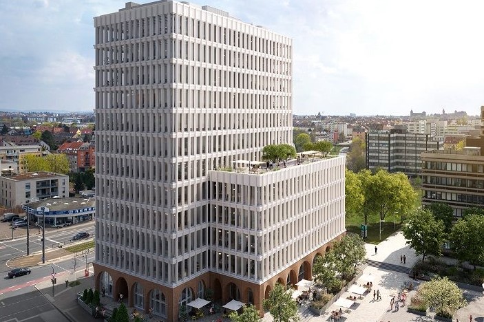 Nürnberg: arano group mietet rund 5.400 m² in Büro-Tower "The One"