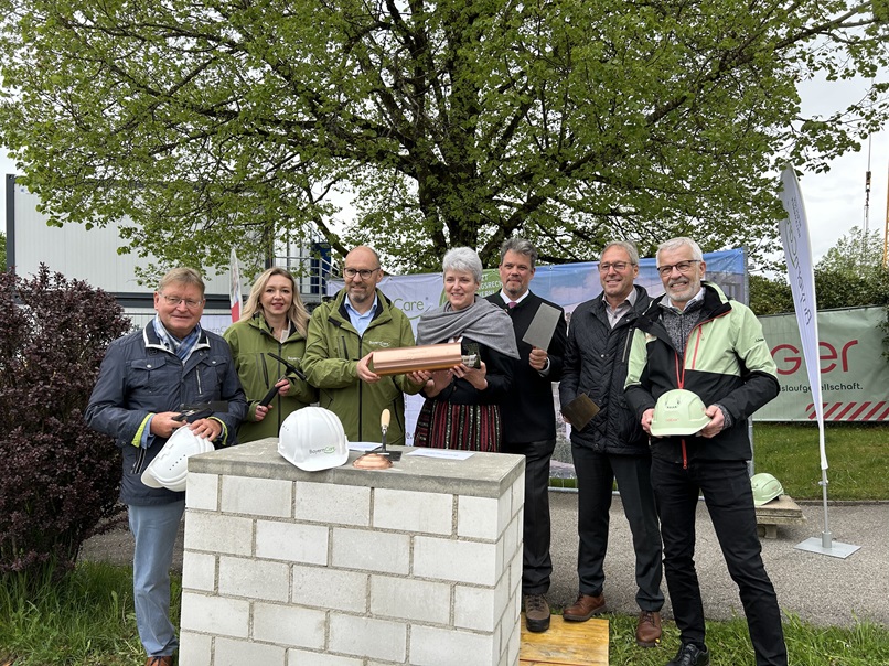 Lechbruck: BayernCare feiert Grundsteinlegung für neues Pflegezentrum Siebenbürgerheim