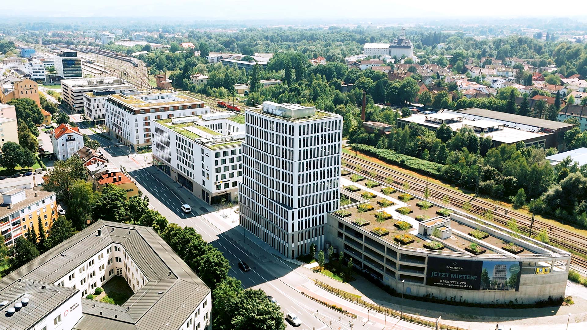 Rosenheim: IHK mietet rund 900 m² Bürofläche in den Lokhöfen an